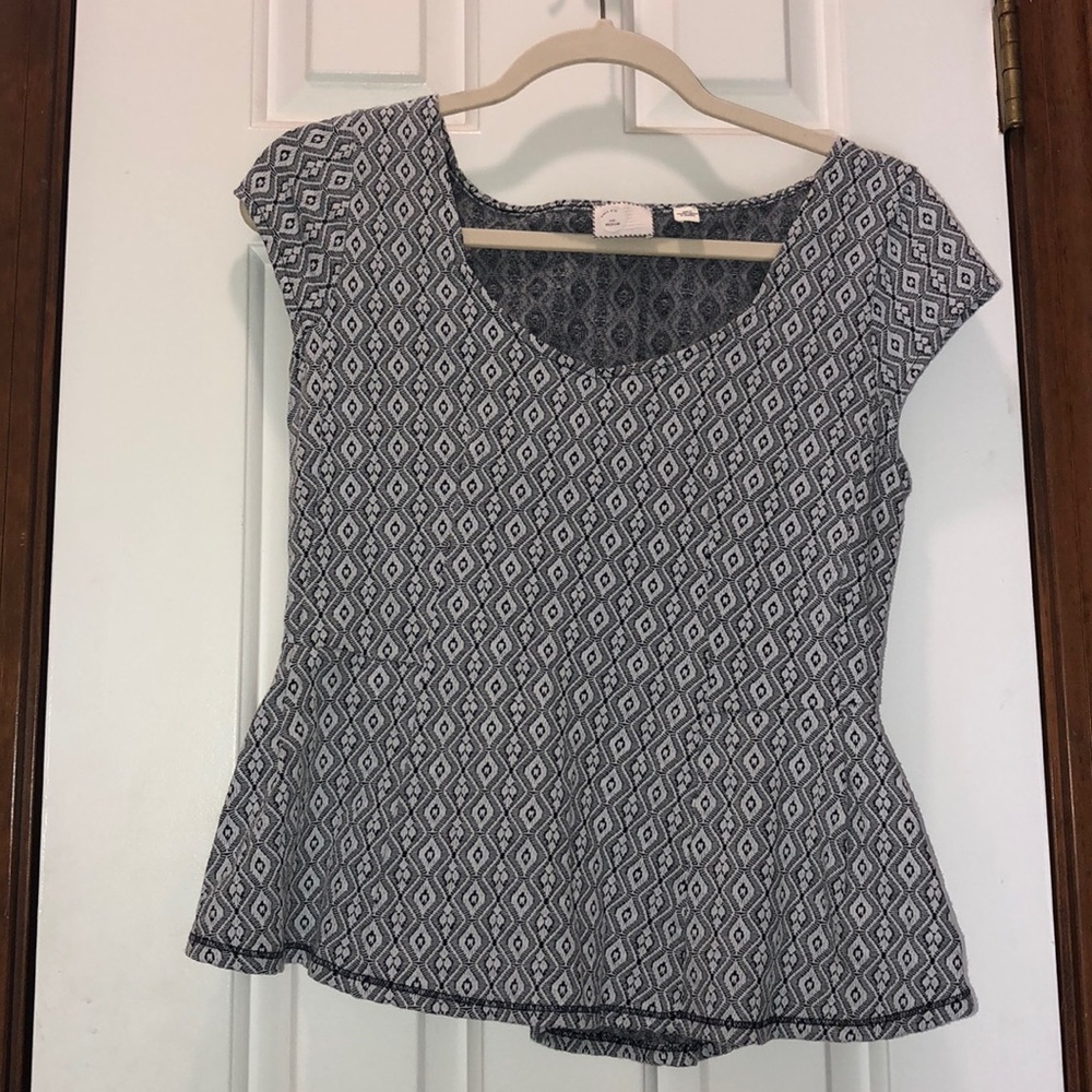Anthro Postmark peplum top